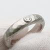 Used TIFFANY&Co. Ring Hamard EU#49 K18 white gold/diamond 6.48g Silver 1PD