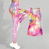 Butterfly Print Yoga Outfit for Women Fashion Workout Leggings Fitness Sports Casual Yoga Set Sports Suit