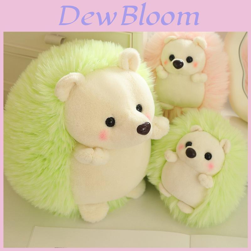 Adorable Plush Hedgehog Doll And Pillow Blanket Two In One Backpack Keychain