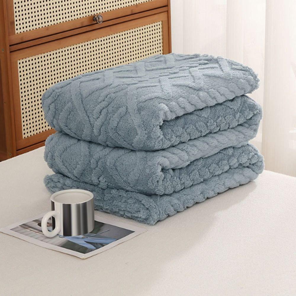 Washable Couch Blanket Flannel Fleece Bed Blanket Modern Throw Blanket  Living Room
