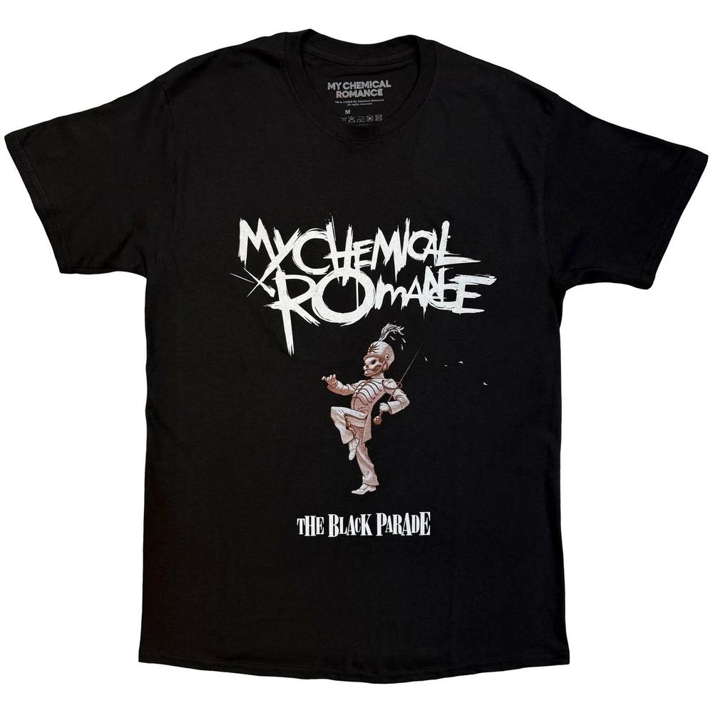 My Chemical RoUnisexce TShirt MCR Black Parade Rock Band Official Black New S