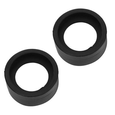 2 peças Tubo de Óculos de Proteção para Microscópio Capa Protetora Capa Protetora para Microscópio Estereoscópico Binocular Diâmetro Interno de Montagem 32-35mm (Estilo)