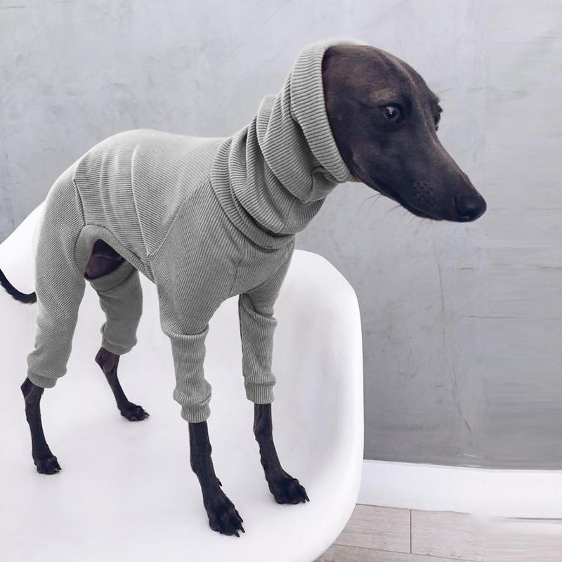 Whippet Italian Greyhound Clothes Big Dog Overalls For Medium Large Dogs Turtleneck Winter Pet Pajamas Onesies For Shepherd