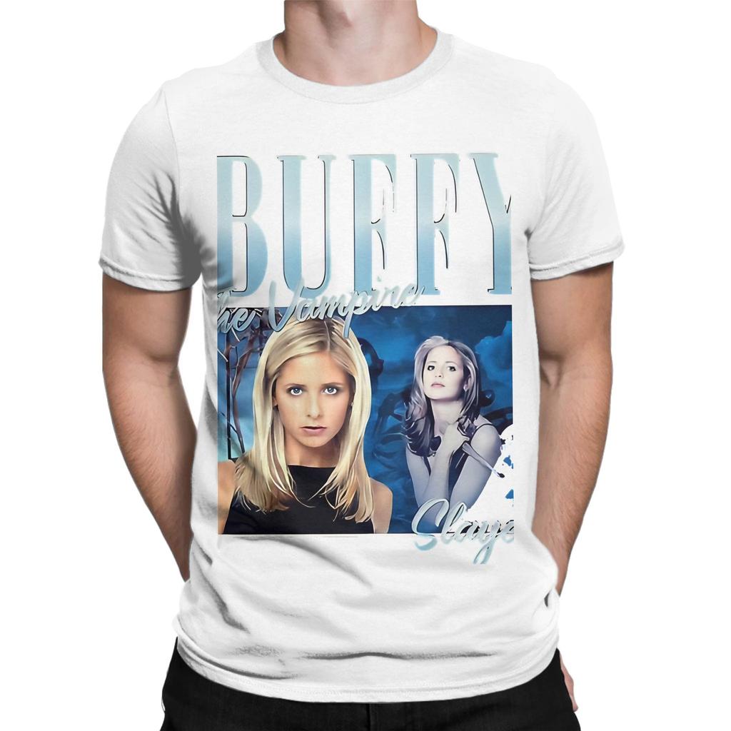 Buffy 5yehh Graphic 100 Cotton Tshirt Buffy The Vampire Slayer Band Tees Tops For Unisex