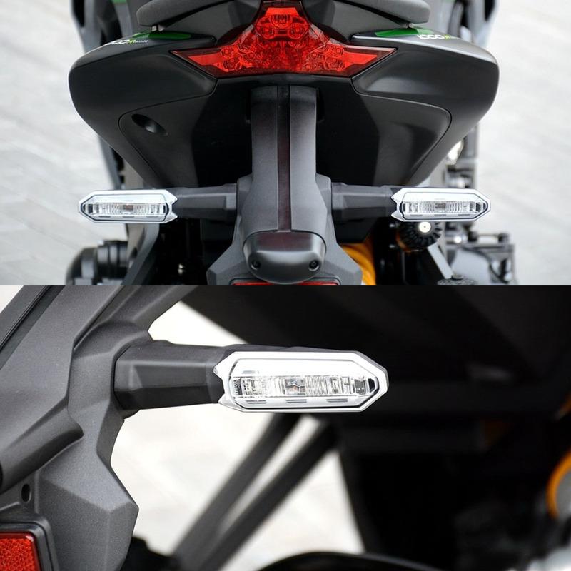 Passend für Z900 Z900RS Für KAWASAKI Z125 Z250 Z250SL Z300 Z400 Z650 Z750 Z800 Z1000 Z1000R LED Blinker Leuchte Blinker