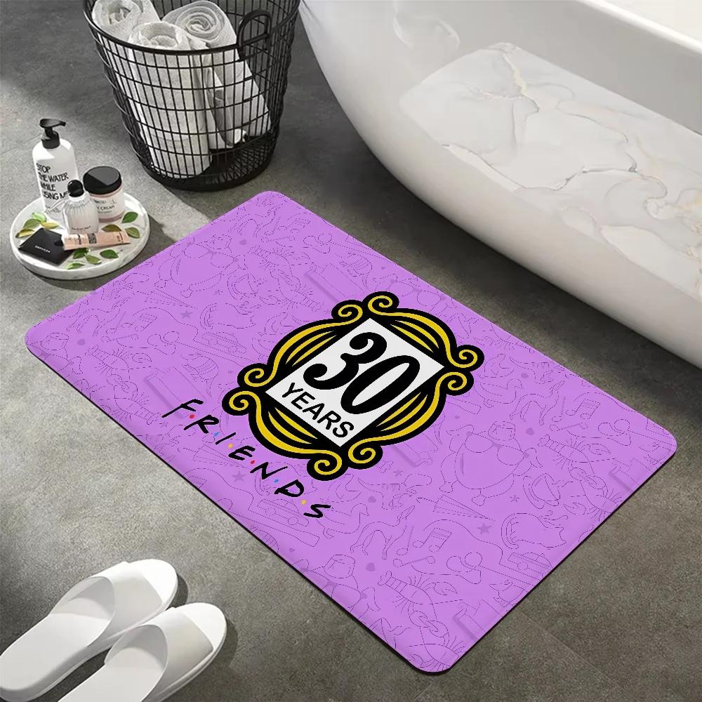 Fun Text Corridor Carpet Welcome Friends Living Room Dining Room Entrance Non Slip Door Mat Home Diatom Mud Decorative Rug