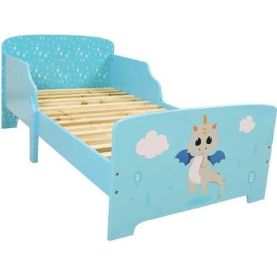 LEON THE DRAGON Bed with Slats 140 X 70 Cm for Children
