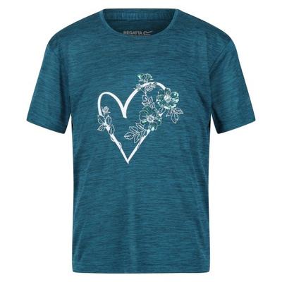 Childrens/Kids Findley Keep Going Heart Marl T-Shirt