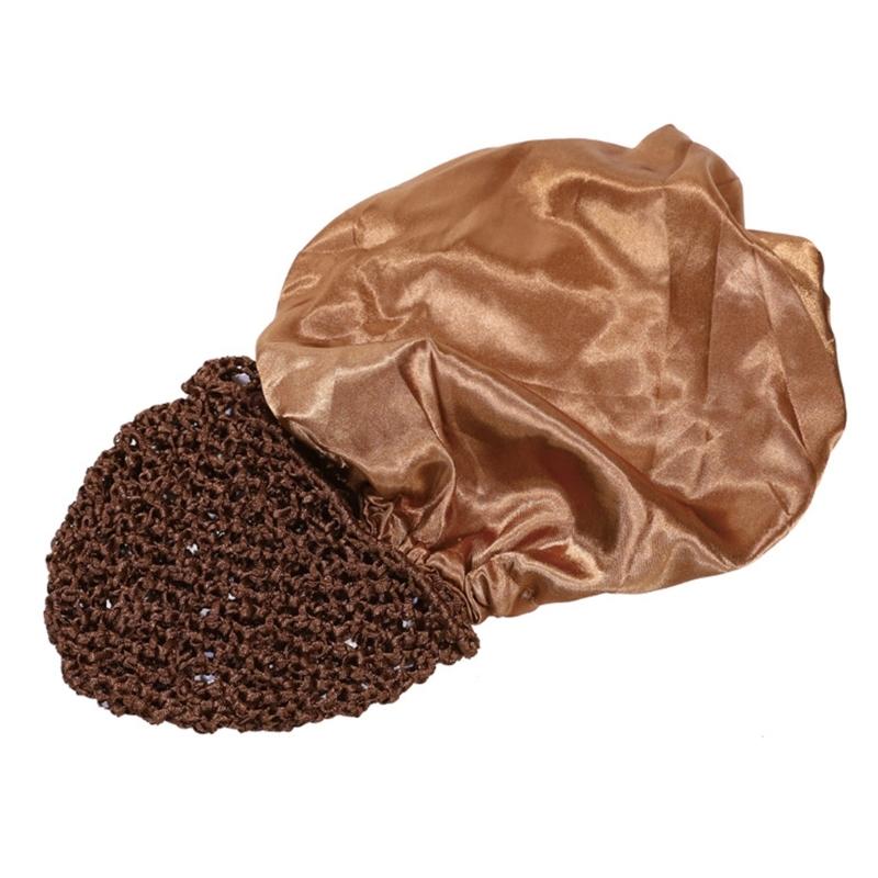 Reversible Bonnet Satined Bonnet Hat Hair Wrap Reversible Mesh Skull Hat For Long Curly Braided Hair Sleep Headpiece