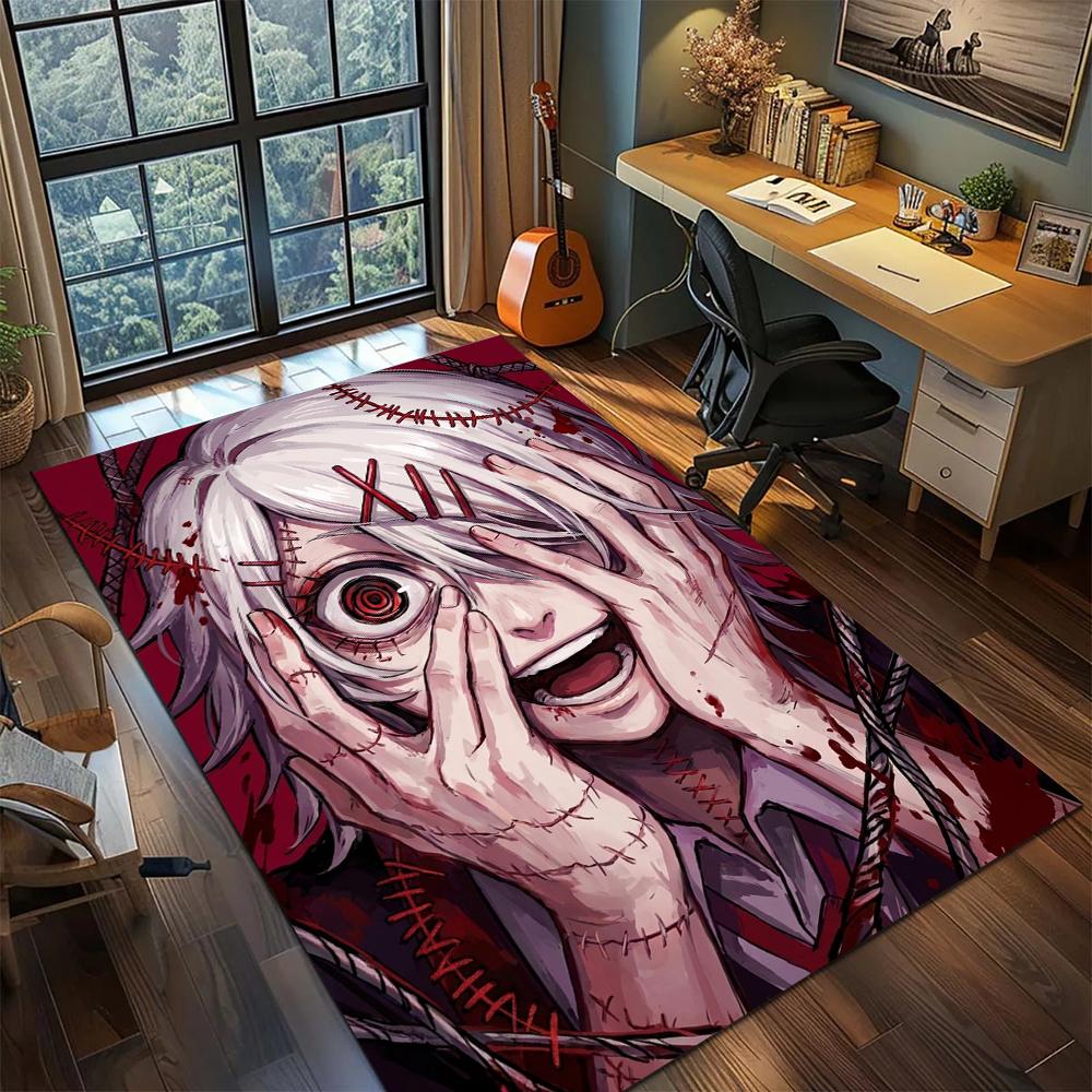Tokyo Ghoul Printed Floor Mat Rug Carpet Large Area Rug Non Slip Washable for Gamer Room Bedroom -xia97