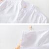 Stand Collar Men Shirt Summer Daily Casual Short Sleeve Shirt 4XL Breathable Men Clothing Simple Style Solid Color Cotton Linens Shirts