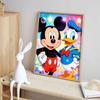 Disney Diamond Painting Kit Full Diamond Round Mickey Donald Decor Home Decor Craft Gift Mickey Donald