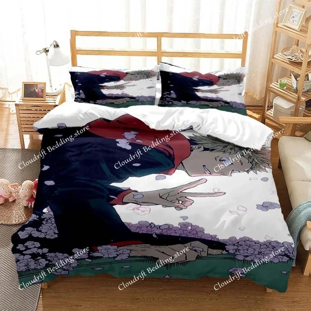 Jujutsu Kaisen Digital Print Polyester Bedding Sets Covers Boys Duvet Cover Set For Teens Bedding Set