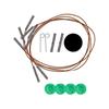 Metal Circular Knitting Needle Set Interchangeable Crochet Hook Crochet Needle Knitting Art Tool for Crocheting