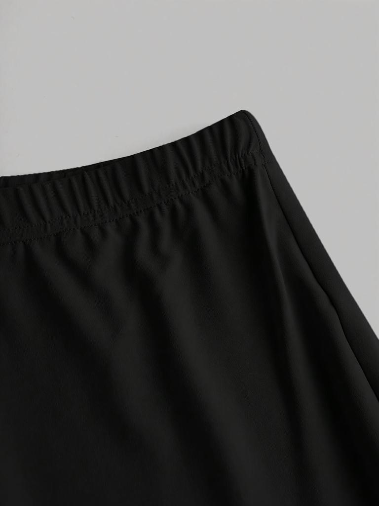 Dívky 8-12 let Letní 2dílná sada Dekorace mašlí Nepravidelný bandeau top Dlouhé zvonové kalhoty Neformální outfit