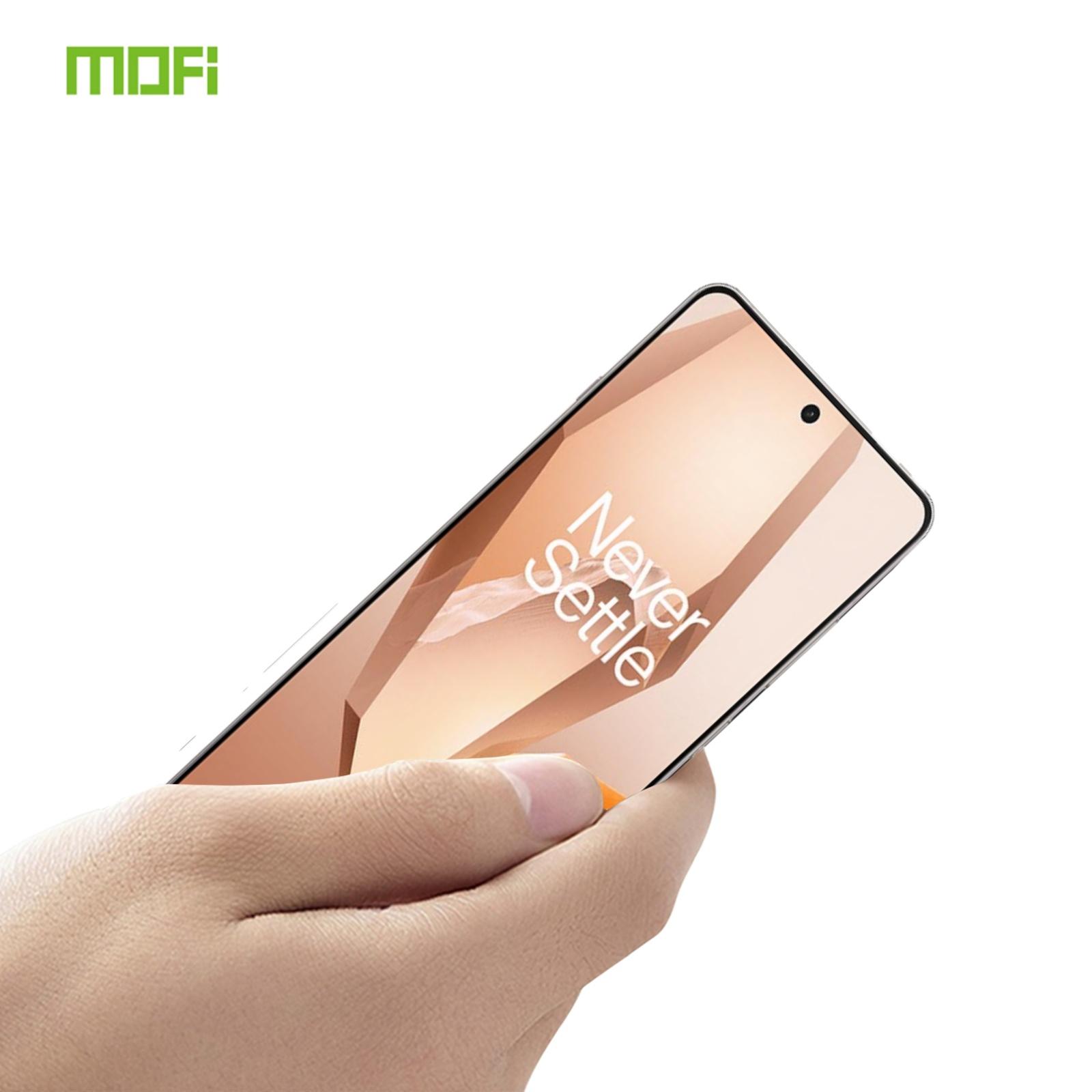 

For OnePlus 13R 5G Screen Protector MOFI 9H Full Glue Full Coverage High Aluminum-Silicon Glass Film Black