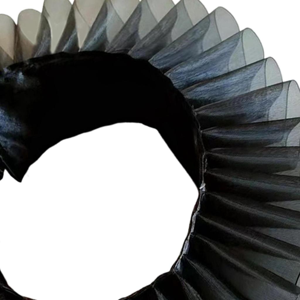 Ruffle Neck Accessories Vintage Style for Festival Photography Daily Wear Themed Parties