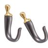 Practical Chili Wall Mount Hook For Keys Jackets Hats Storage Zinc Alloy Decorative Practical Hanger For Home