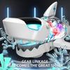 Electronic Pet Toy Musical Walking Mechanical Shark Model With Light Indoor Toys For Kids Boys Birthday Children'S Day Gifts
