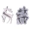 Reusable Silicone Reindeer Mould for Treats Holiday Decorations Food Safe Materials Dishwasher Friendly