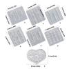 Silikon Blume Schmetterling Nagel Carving Form 3D Stempelplatte Nägel Schablonen UV Gel Maniküre Werkzeuge Nail Art Maniküre