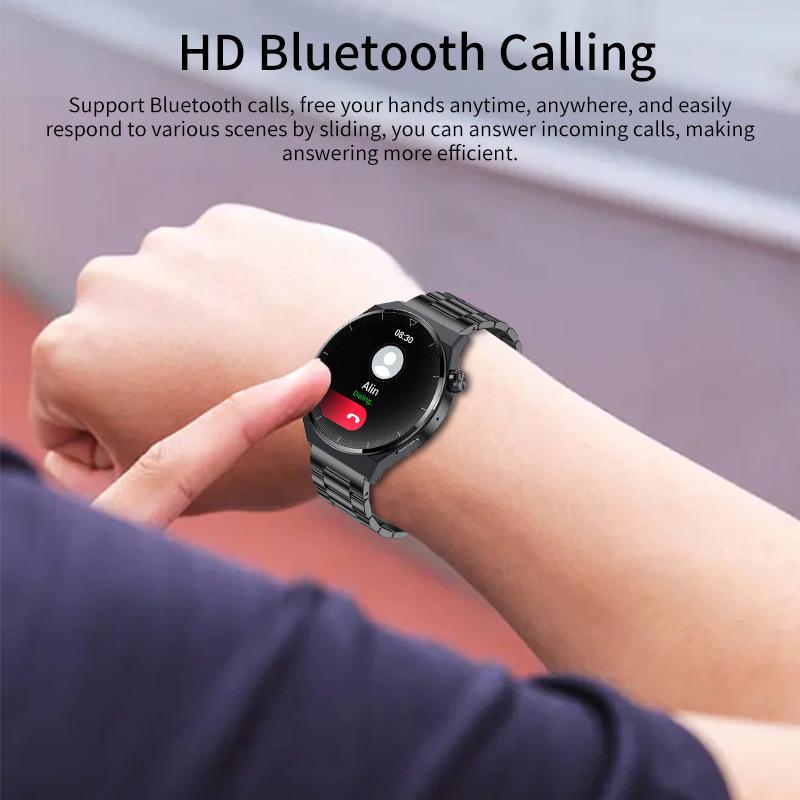 Multifunctional Smartwatch: Large Screen, Bluetooth Calls, Men's Blood Pressure, Heart Rate & Sleep Monitoring