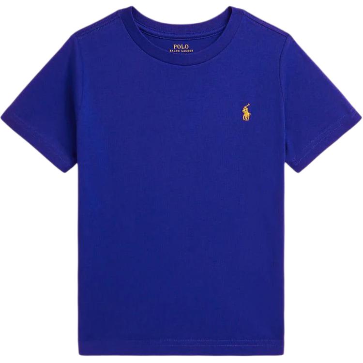 

Детская футболка Polo Ralph Lauren с культовым вышитым пони на левой стороне груди Топы для детей 323832904-195 M