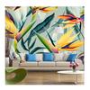 Tropical Landscape Wallpaper 3D Stereo Pastoral Color Leaves Mural Bedroom Theme Hotel Restaurant Wallpaper