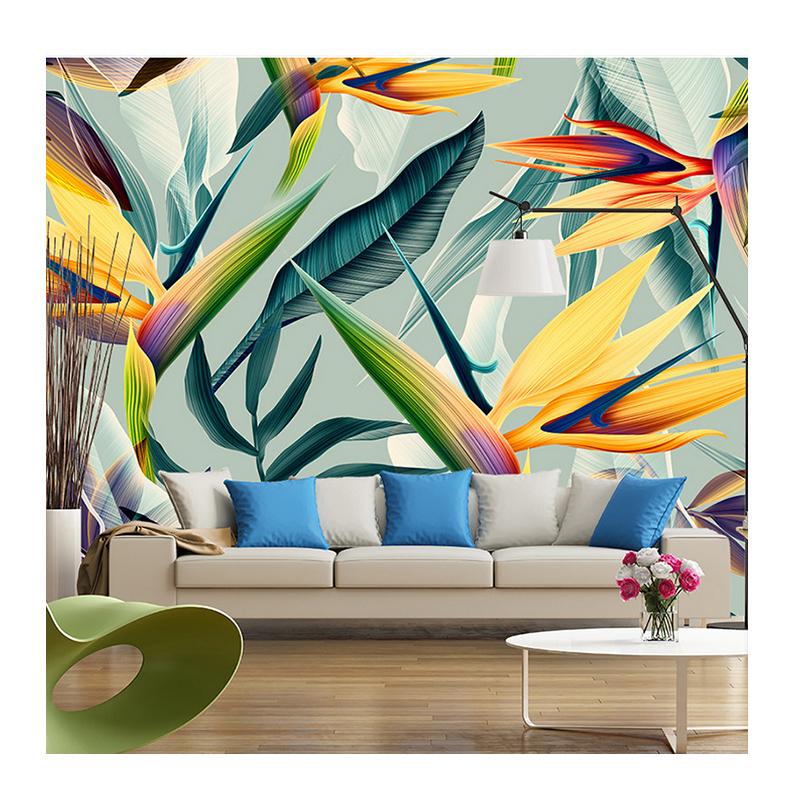 

Tropical Landscape Wallpaper 3D Stereo Pastoral Color Leaves Mural Bedroom Theme Hotel Restaurant Wallpaper 200 cm(W) x 140 cm(H)