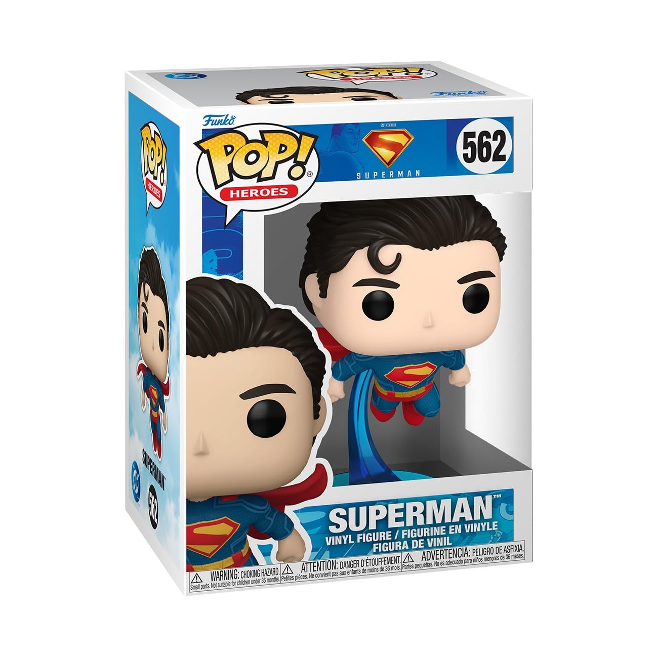 

FUNKO Фигурка Funko Pop Супермен Официальная фигурка из фильма DC Милая деформированная фигурка Поп! синий