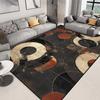 Geometrische Teppiche für große Flächen zur Wohnzimmerdekoration Moderne Luxus-Sofa-Tischteppiche Schlafzimmer Rutschfeste Fußmatte Waschbare Fußmatten