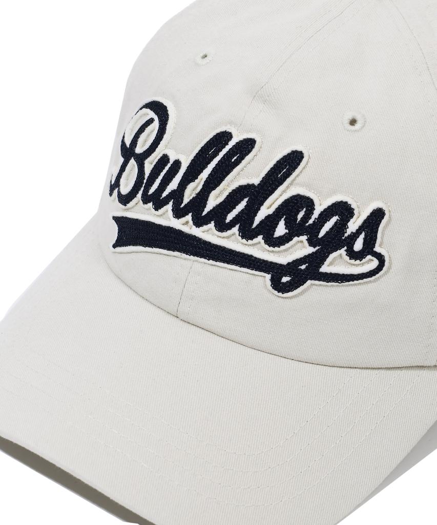 YALE Vintage Bulldogs Tail Logo Ball Cap_Ivory