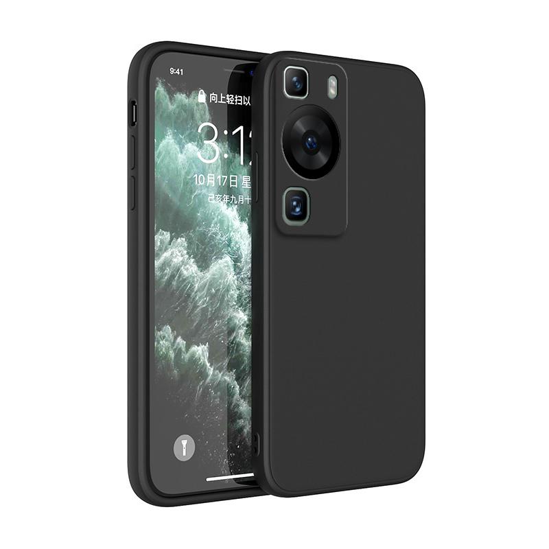 Oryginalne Etui Ochronne na Obiektyw do Huawei P60 Pro P60Pro Odporne na Wstrząsy Funda Kwadratowe Miękki Płynny Silikon Podstawowy Tylny Pokrowiec Capa