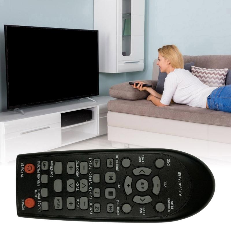 AH59 02546B Ergonomic Design Remote Control with Voice Activation Support & Universal Compatibility for Entertainment
