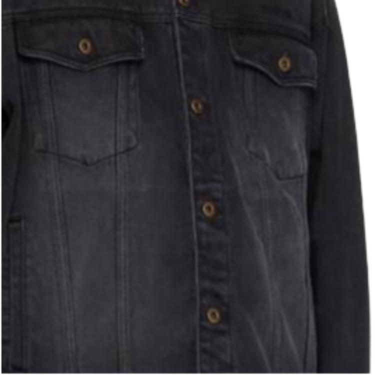 WE11DONE Faded Effect Single-Breasted Loose Denim Jacket Unisex jackets Black WD-DJ2-24-353-U-BK