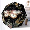 Butterfly Lover Folding Umbrella Fashion Auto-Open 8 Iron Ribs Plastic Handle Foldable Sunshade Perfect Christmas Gifts
