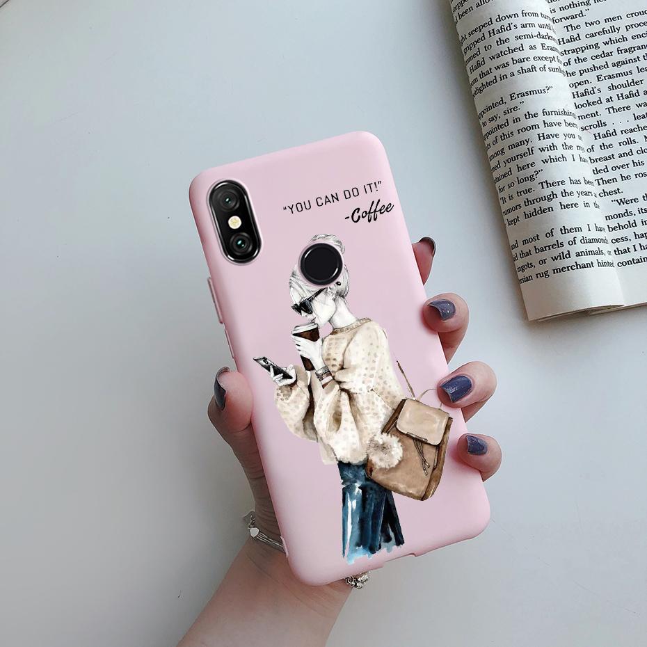 for Xiomi Xiaomi Mi A2 Lite Case Cover Daisy Flower Painted Soft Silicone Phone Case for Xiaomi Mi A2 A 2 MiA2 Lite Bumper Coque