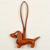 Dopamine Dachshund Pendant Bag Versatile Pendant Niche PU Cute Fashion Puppy Car Keychain Accessories
