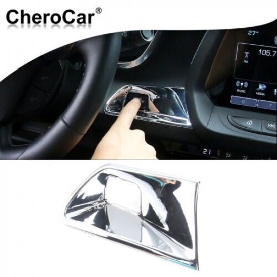 Inner Engine Start Stop Button Decor Trim Cover for Chevrolet Camaro 17+ Chrome