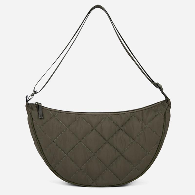 Crossbody Bag Diamond Grid Quilted Dumpling Bag Shoulder Bag Large Capacity