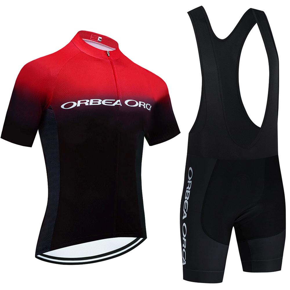 2026 Cycling Set Green Cycling Jersey Team ORBEA ORCA Bike Jersey Bibs Shorts Anti-Swear Ropa Ciclismo Bicycle Maillot Clothing
