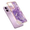 For Motorola Moto E14 4G/G04 4G/G04s 4G/G24 4G TPU Case with IMD Marble Pattern Electroplated Back Cover