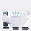 Ambition White Ceremony Gloves with Buckle