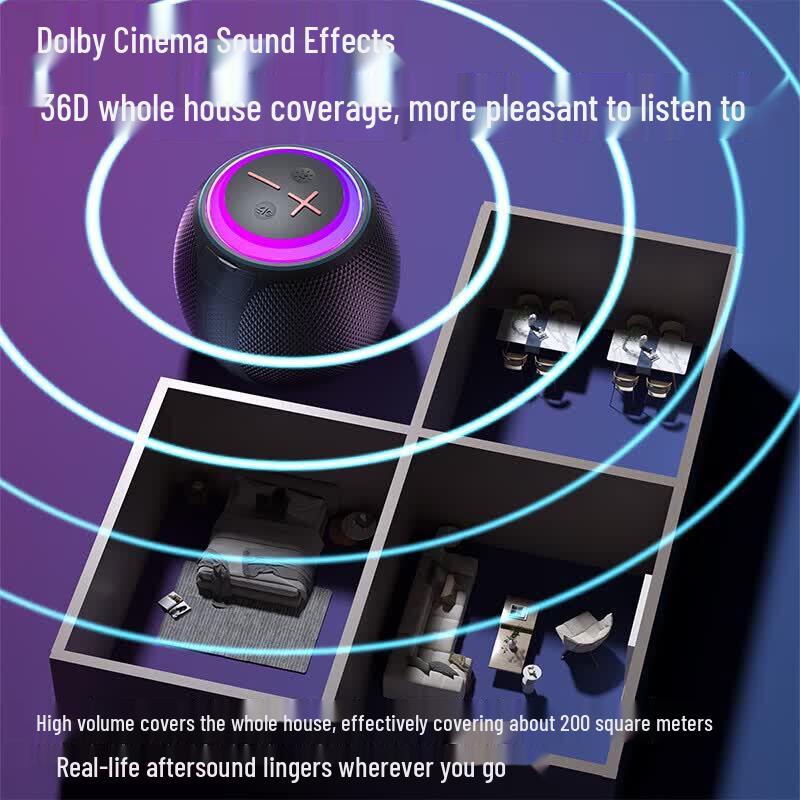 Bach John Q9 Portable Bluetooth Speaker (CN version)