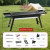 A1R Portable Charcoal BBQ Grill Stand for Home & Outdoor Cooking