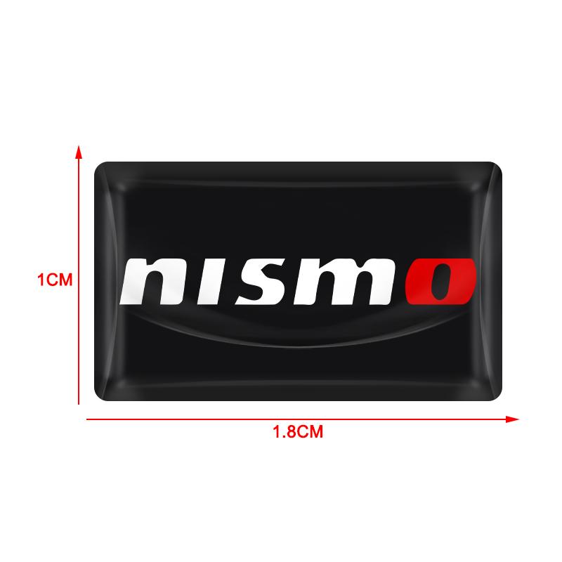 2/5/10 Stück Kohlefaser Lenkrad Auto Logo Emblem 3D Aufkleber für Nismo Nissan Juke Tiida Teana GTR 350Z 370Z 240SX Fairlady