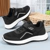 Women's Shoes Summer Couple Walking Shoes Breathable Sports Shoes Mesh Casual Shoes Velcro Mother Versatile Single Shoes