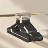 Metal Clothes Hangers, Anti-Slip Heavy Duty Space Saving Hangers for Closet Organization, Garage, Boutique & Home Use