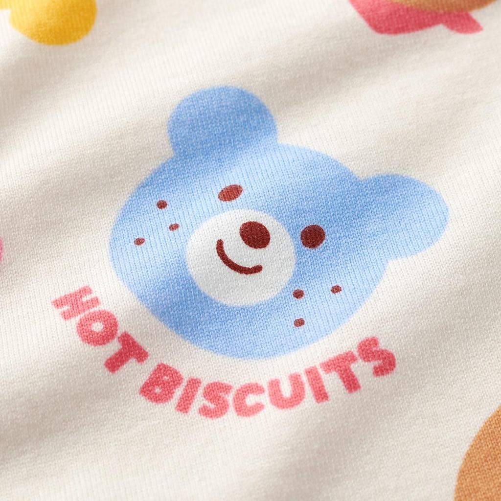 MIKI HOUSE HOT BISCUITS Short Sleeve Boys and T-Shirt, Girls, Baby, Kids, Multicolor, 80cm, 72-5201-140