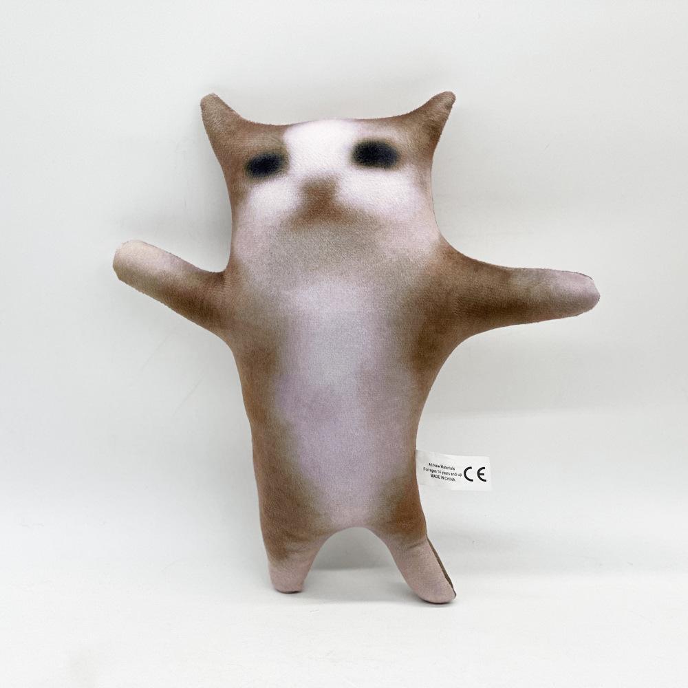 28cm Happy Cat Plush Stuffed Animal Cat 11.8inch Cute Cat Plush Interactive Cat Plush Stuffed Animal Happy Cat Kids Toys 28cm